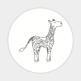 Happy Giraffe Design Magnet